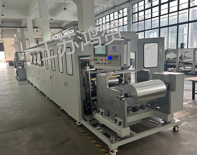 鋁蜂窩塗膠疊塊自動化設備